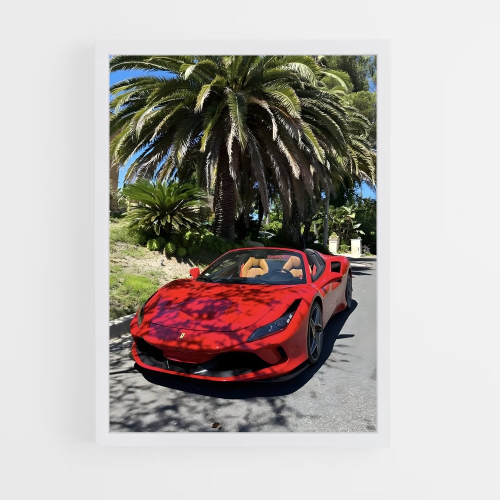 Poster Ferrari au Soleil (vue 3)